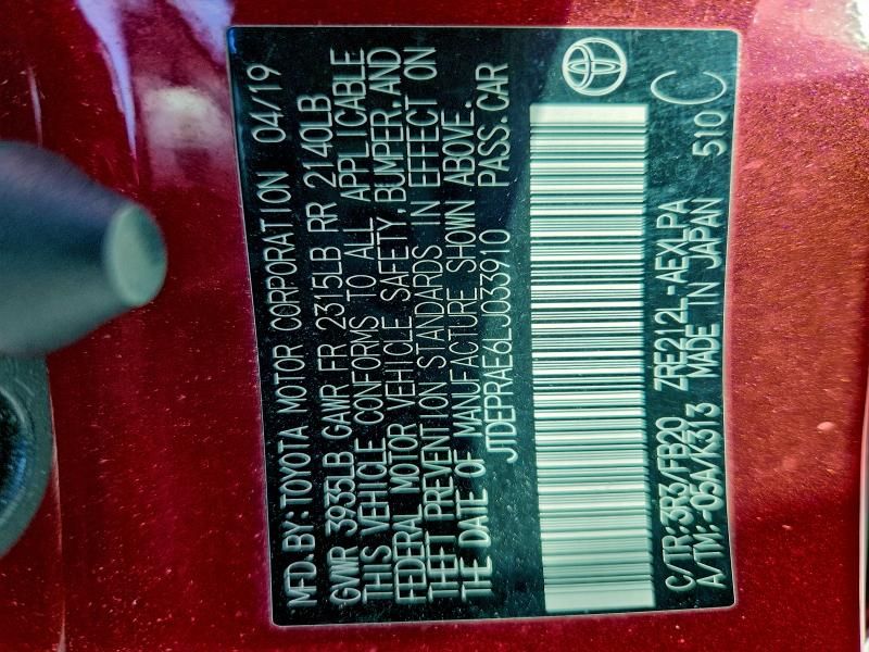 2020 Toyota Corolla le