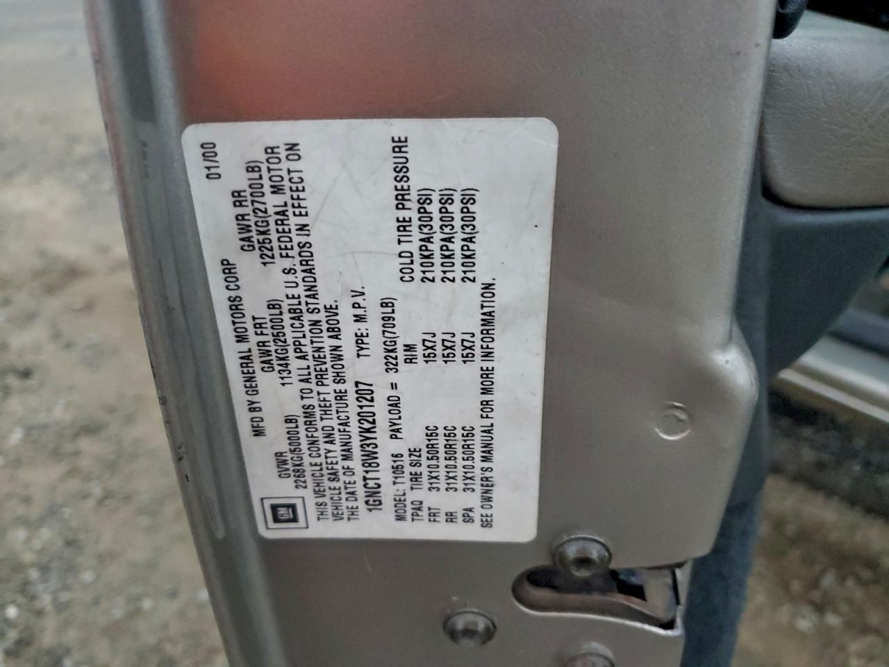 2000 Chevrolet Blazer