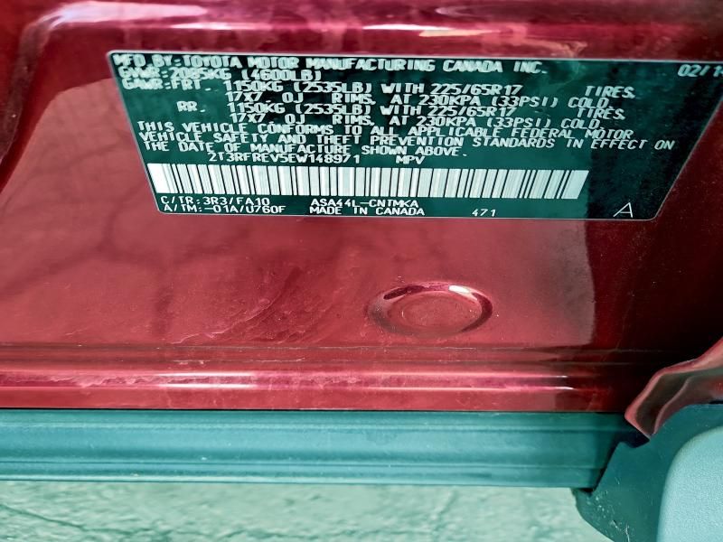 2014 Toyota Rav4 xle