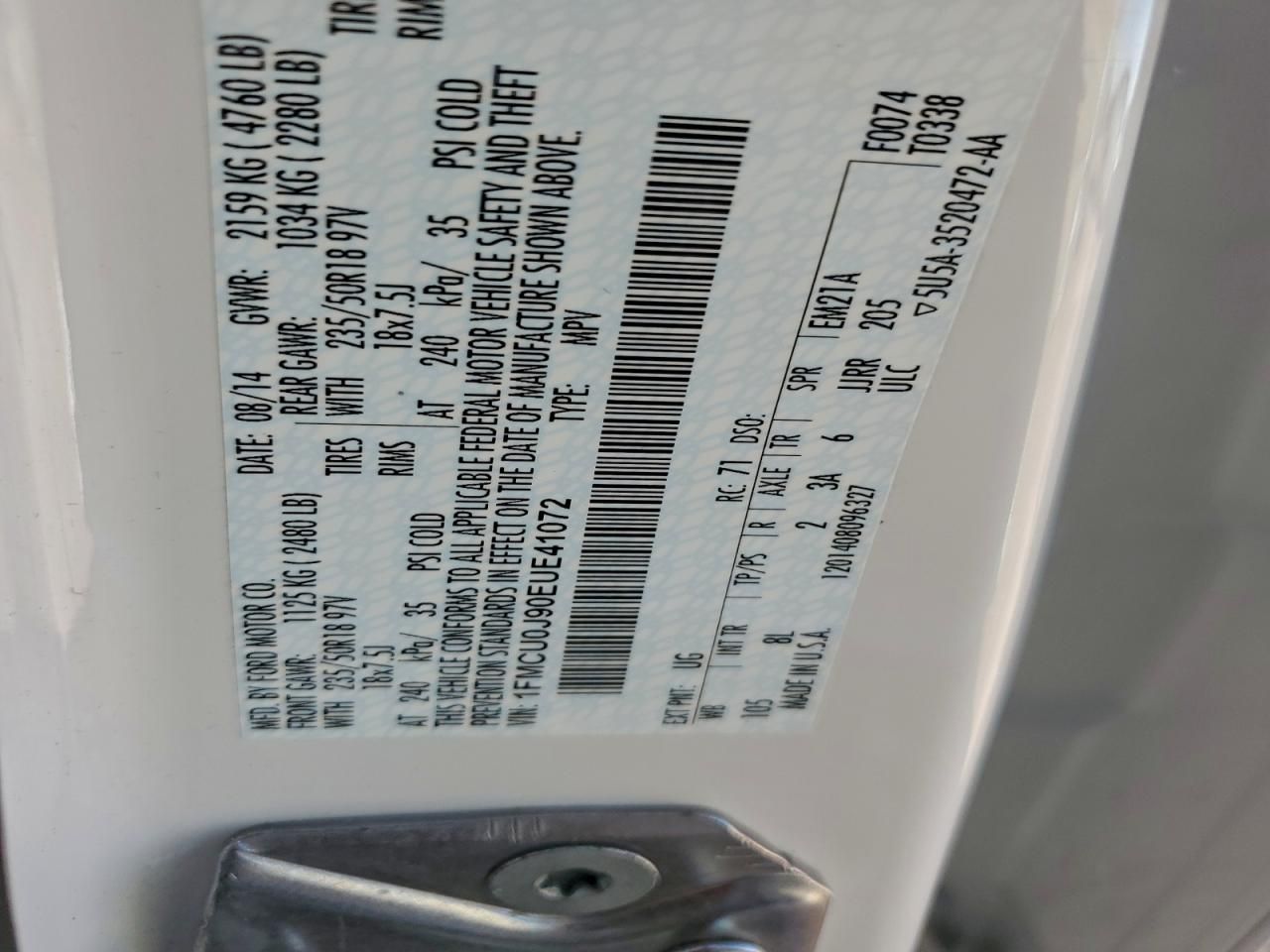 2014 Ford Escape Titanium