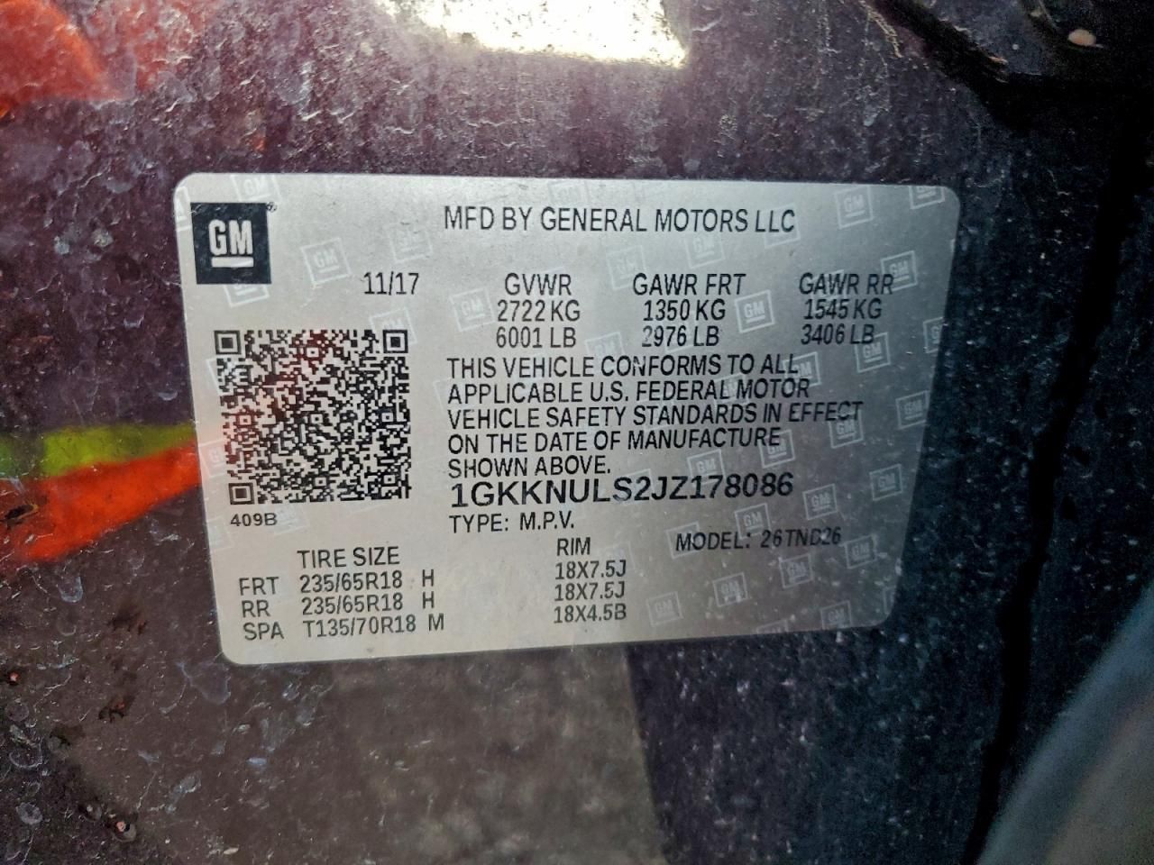 2018 GMC Acadia Slt-1