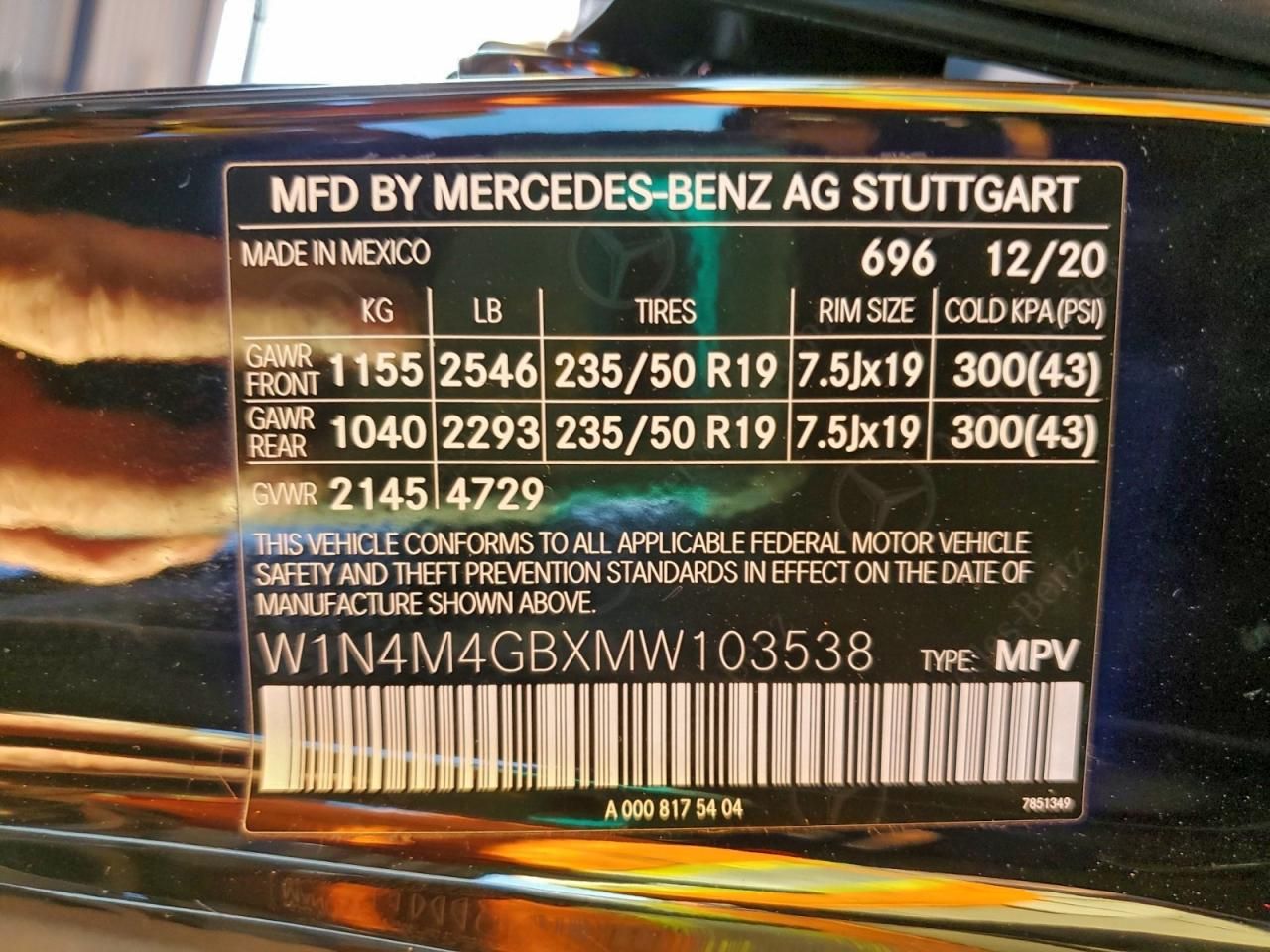 2021 Mercedes-Benz Glb 250
