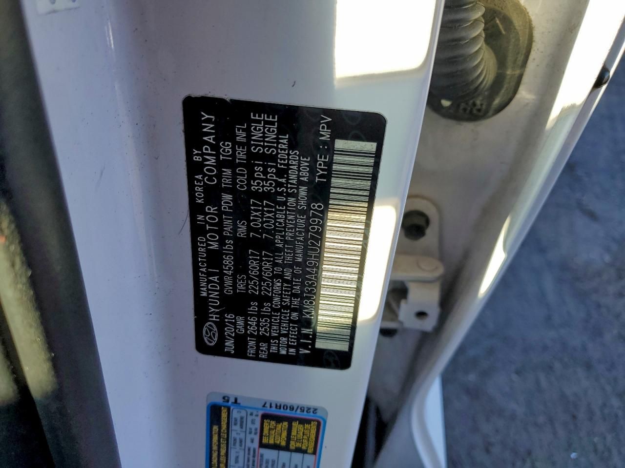 2017 Hyundai Tucson Limited