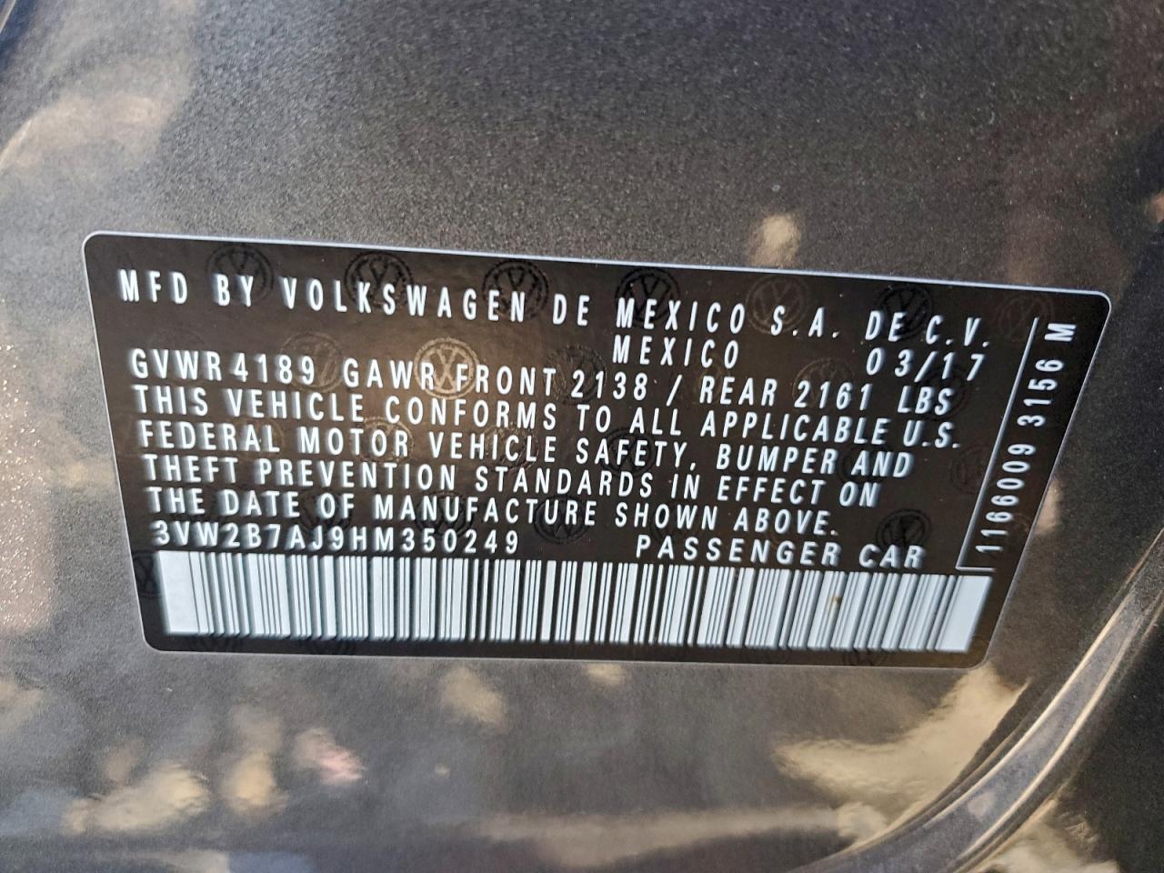 2017 Volkswagen Jetta s