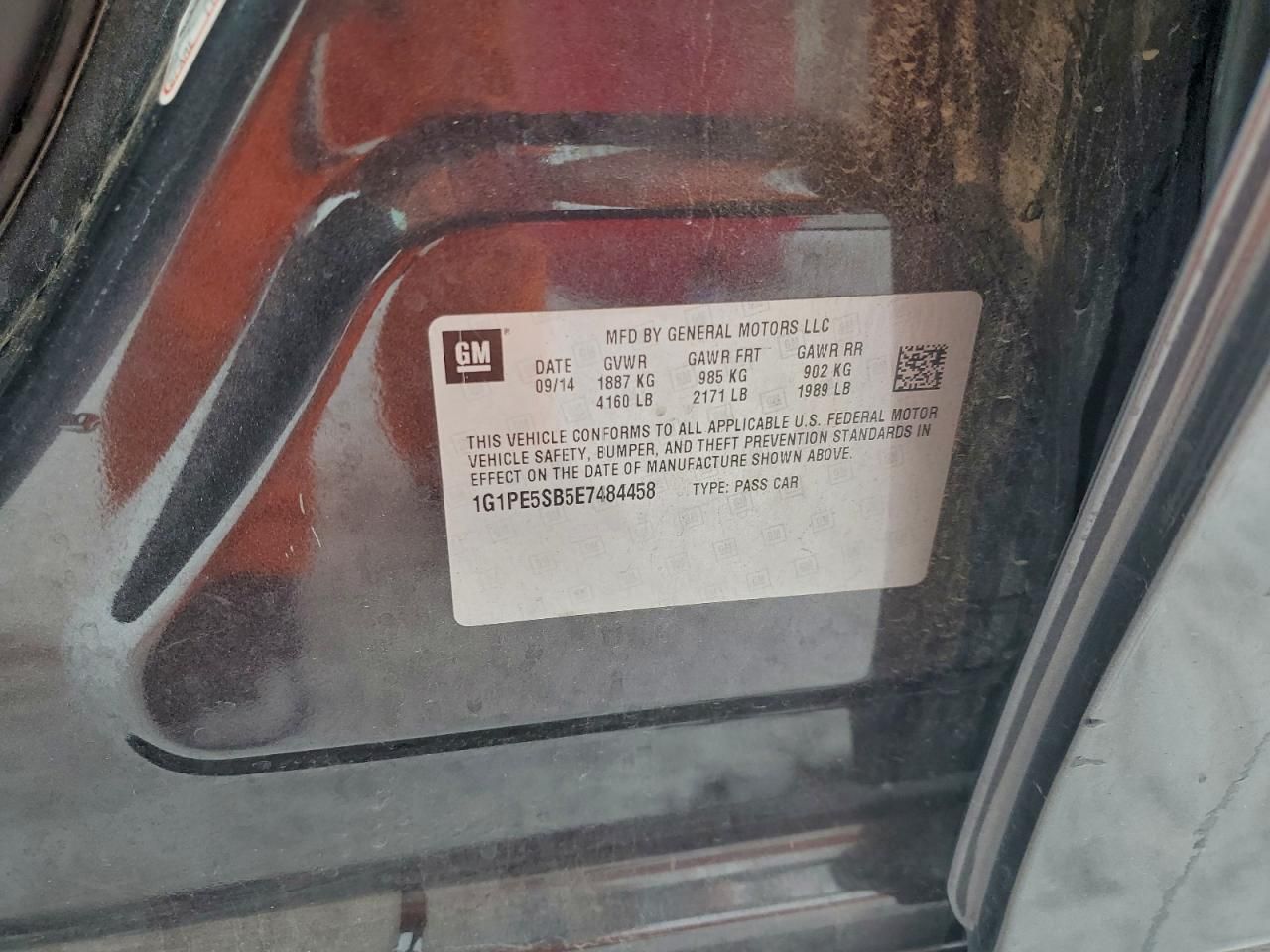 2014 Chevrolet Cruze lt