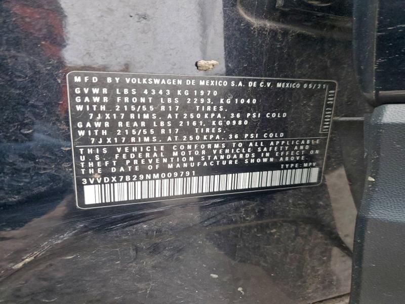 2022 Volkswagen Taos s