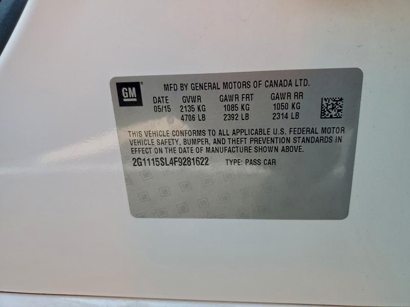 2015 Chevrolet Impala lt