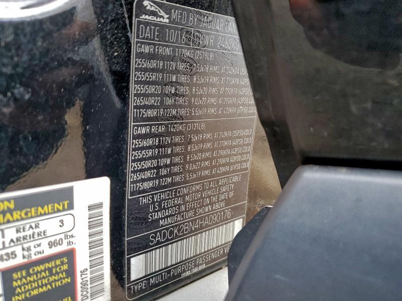 2017 Jaguar F-pace Prestige