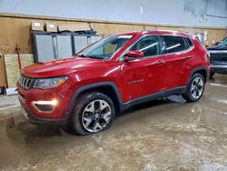 Jeep Compass salvage cars for sale: 2021 Jeep Compass Limited