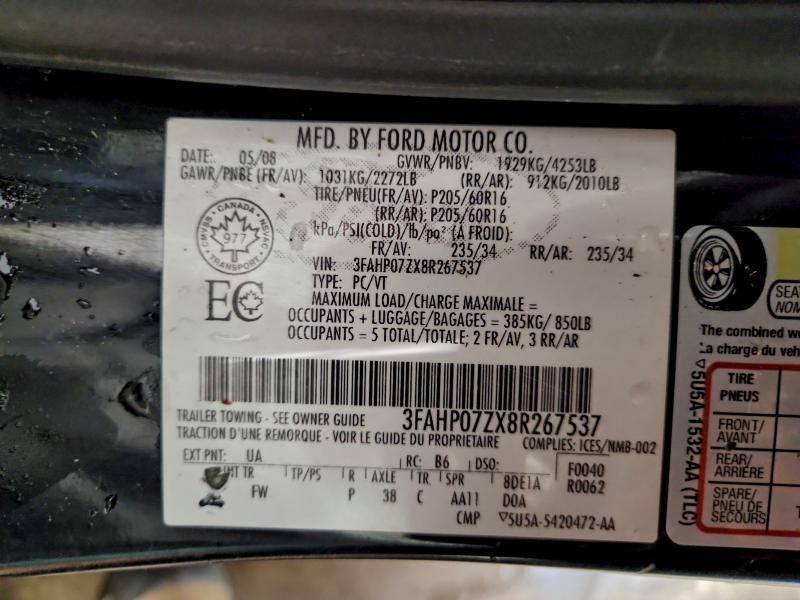 2008 Ford Fusion se