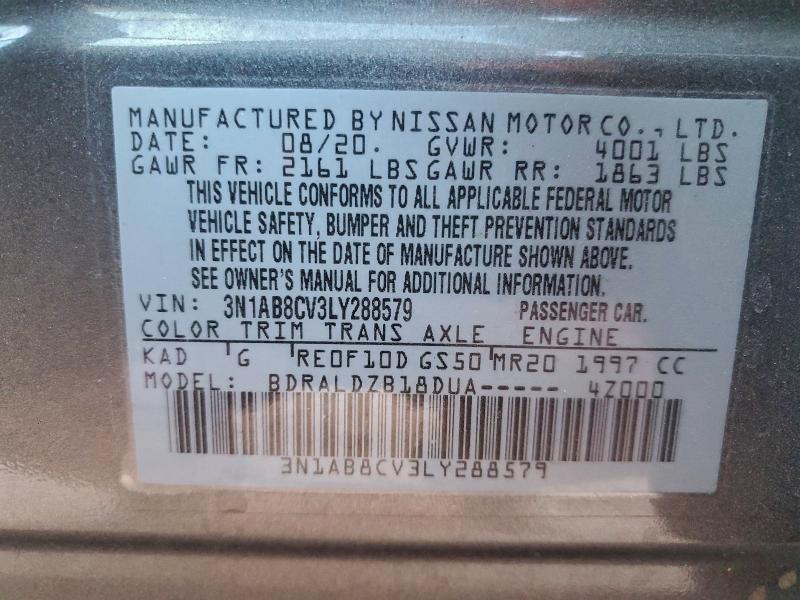 2020 Nissan Sentra sv