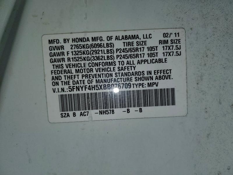 2011 Honda Pilot exl