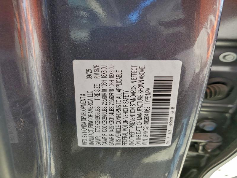 2025 Honda Pilot exl