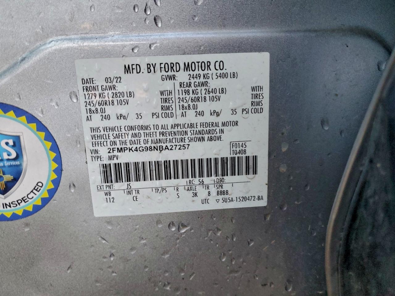 2022 Ford Edge se