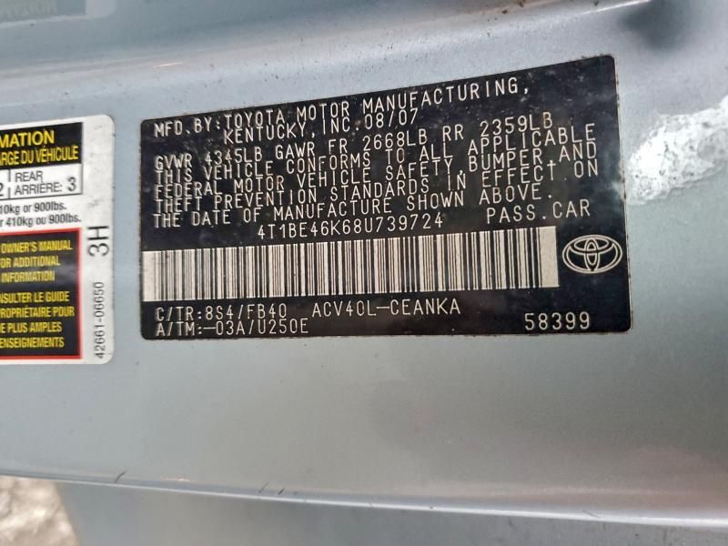 2008 Toyota Camry ce