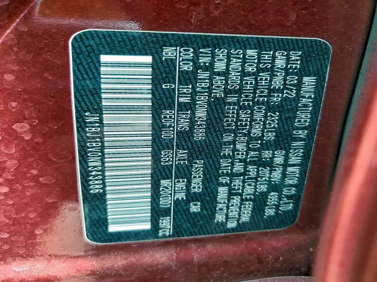 2022 Nissan Rogue Sport sv