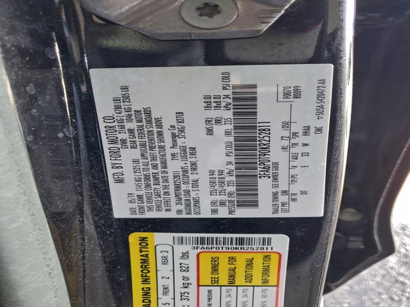2019 Ford Fusion se