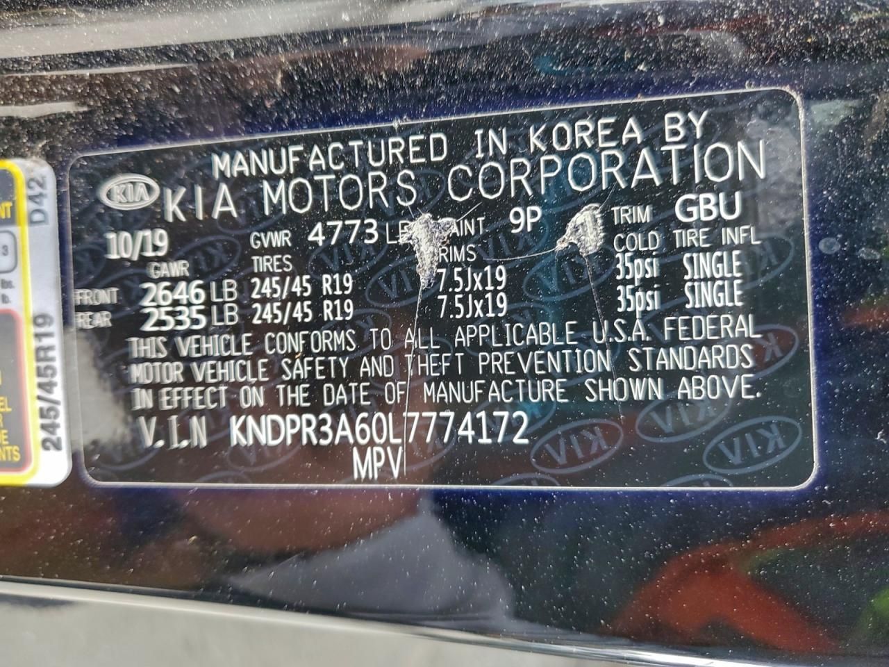 2020 KIA Sportage sx