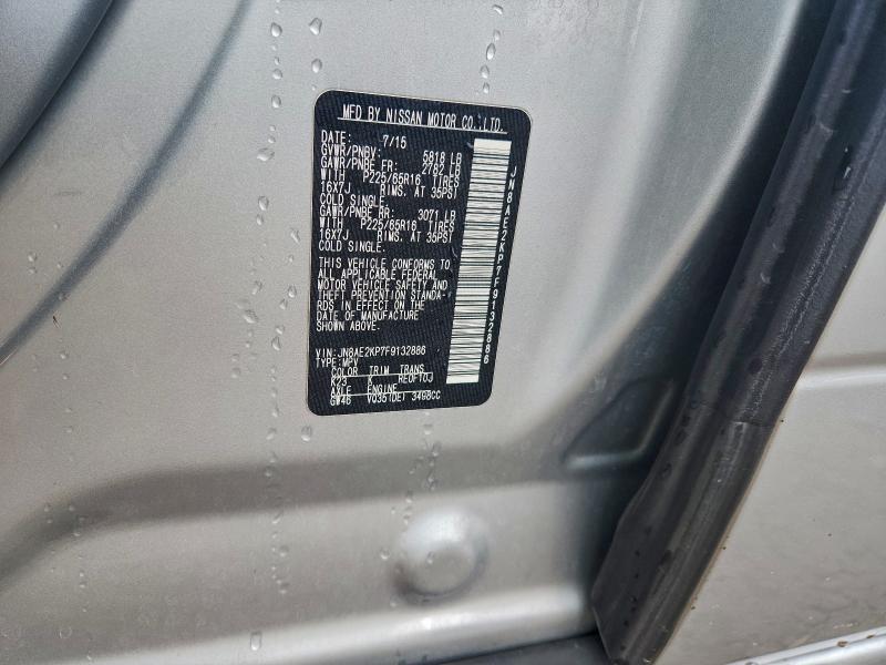 2015 Nissan Quest s