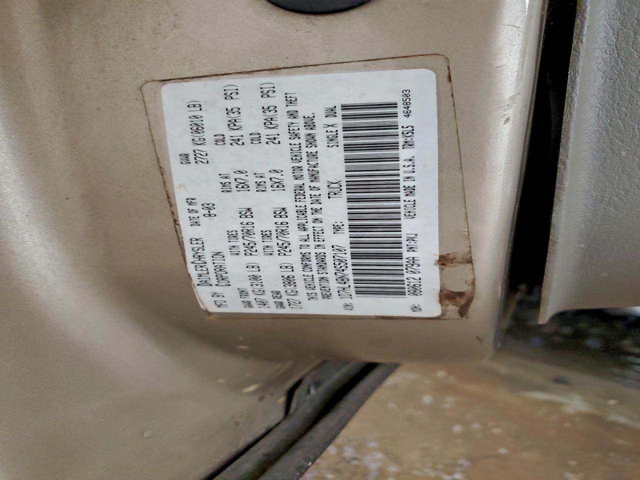 2004 Dodge Dakota Quad SLT