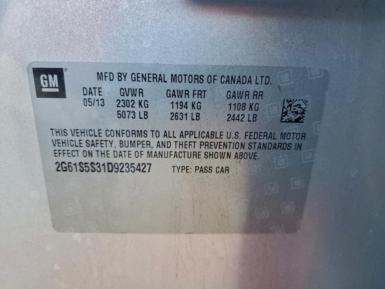 2013 Cadillac Xts Premium Collection