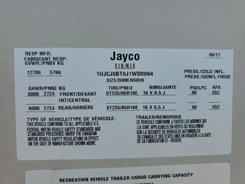 2018 Jayco Eagle