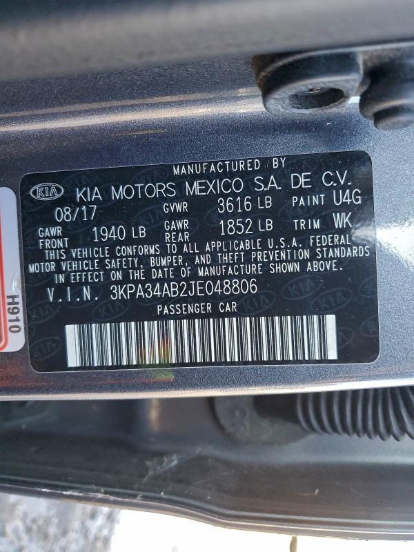 2018 KIA Rio ex