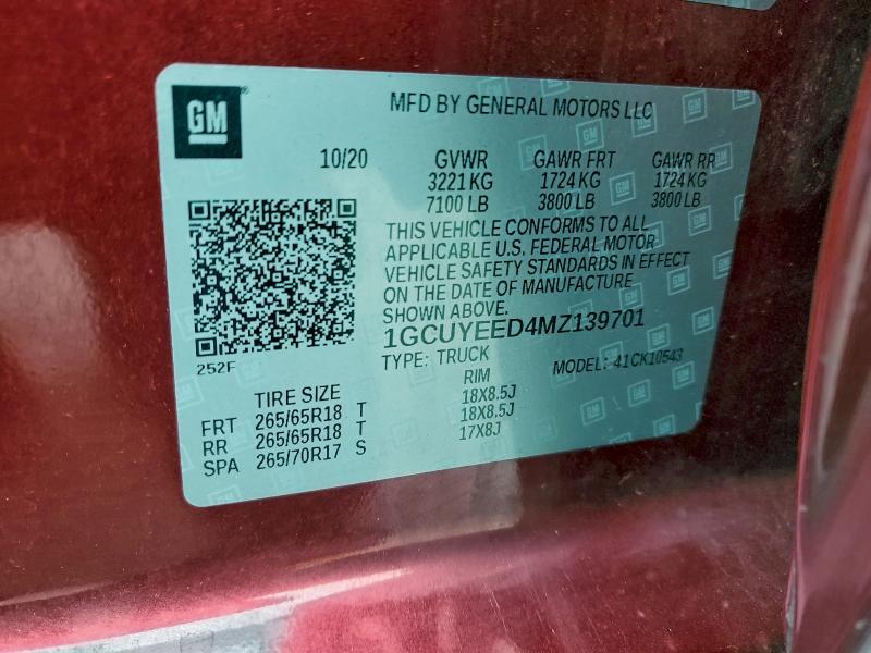 2021 Chevrolet Silverado K1500 rst