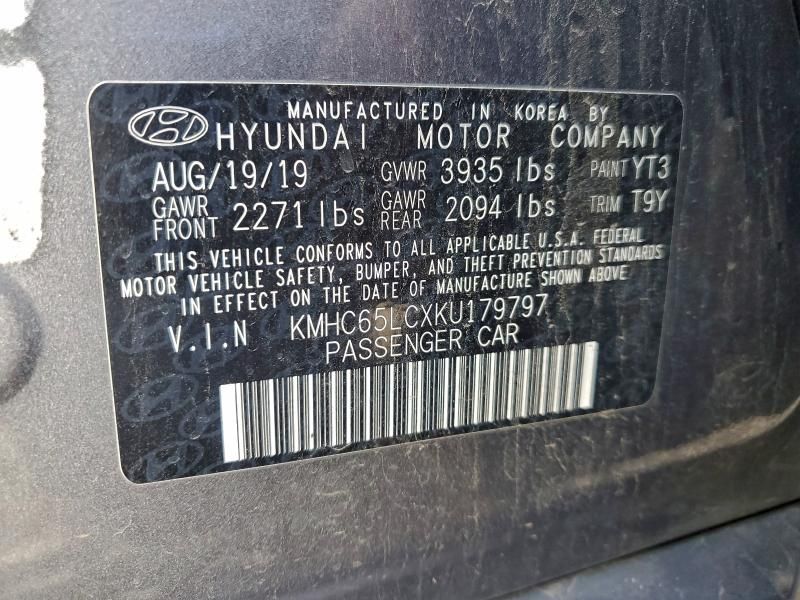 2019 Hyundai Ioniq Blue