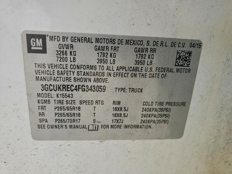 2015 Chevrolet Silverado K1500 lt