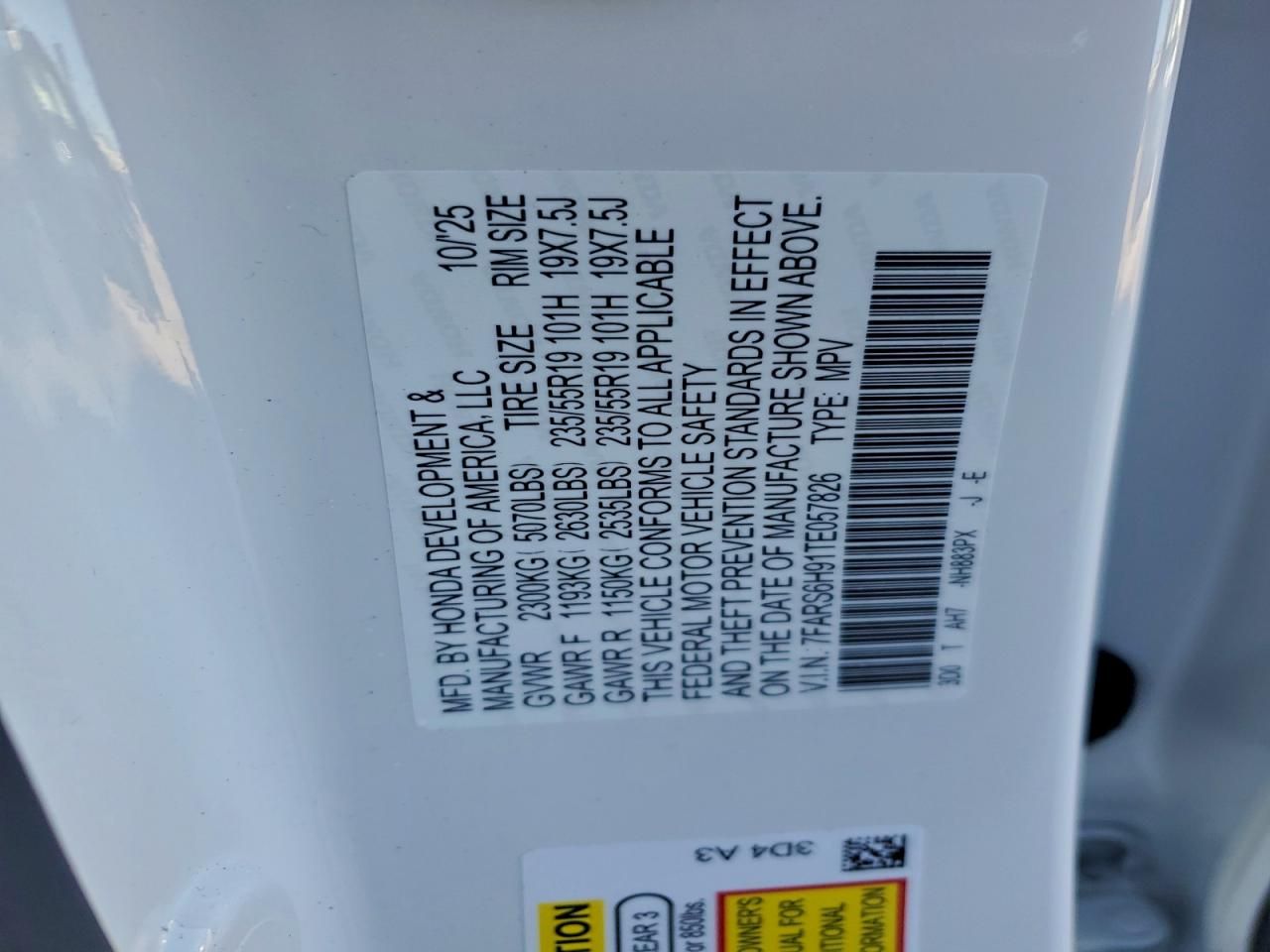 2026 Honda Cr-v Sport Touring