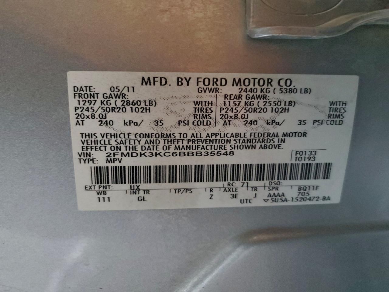 2011 Ford Edge Limited