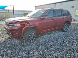 Jeep salvage cars for sale: 2021 Jeep Grand Cherokee l Overland