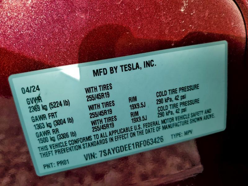 2024 Tesla Model y