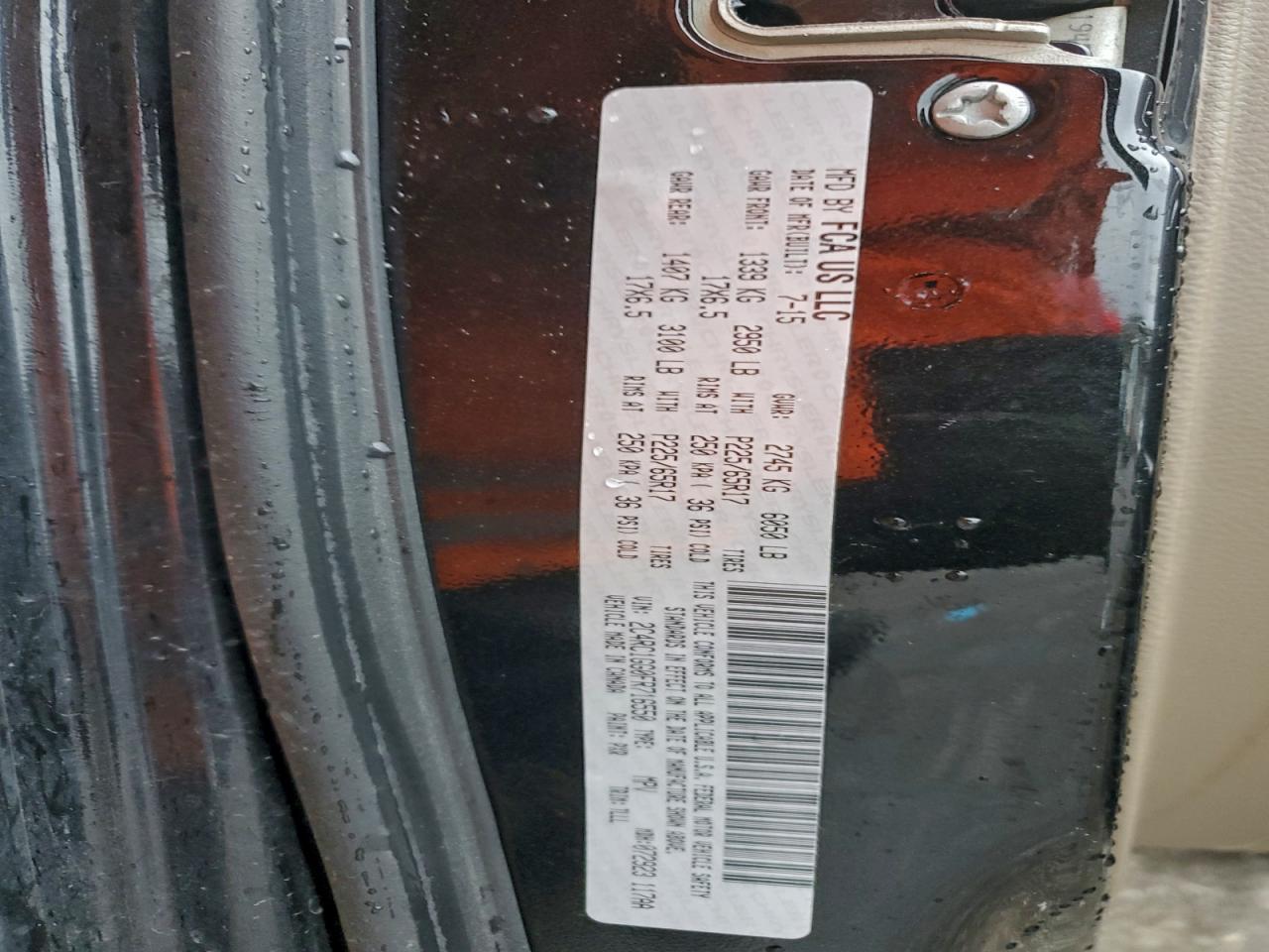 2015 Chrysler Town & Country Limited Platinum
