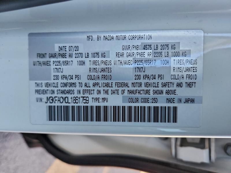 2020 Mazda Cx-5 Touring