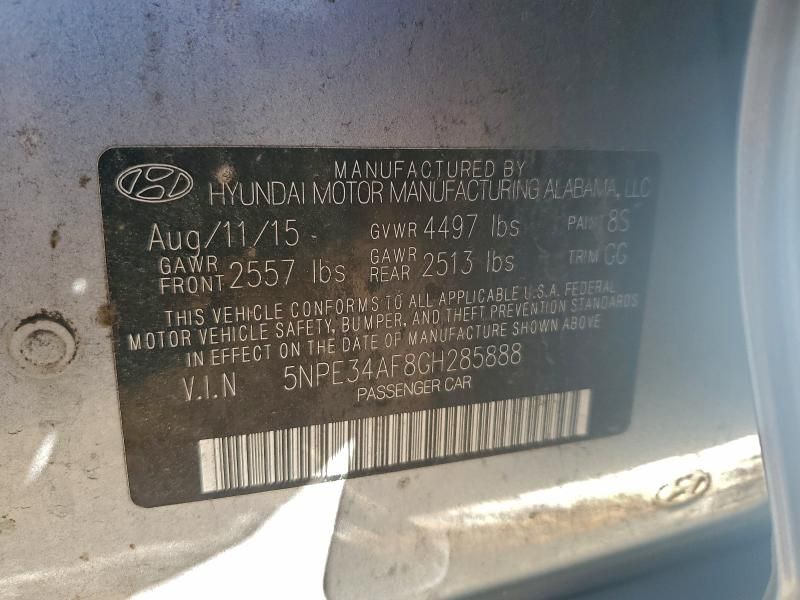 2016 Hyundai Sonata Sport