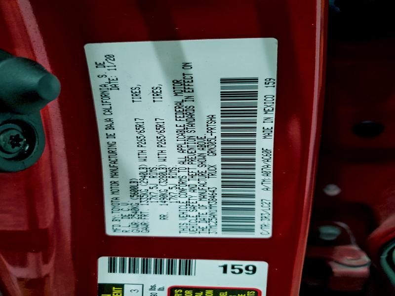 2021 Toyota Tacoma Double cab