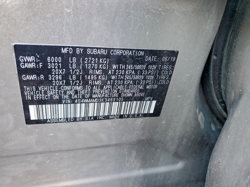 2019 Subaru Ascent Limited