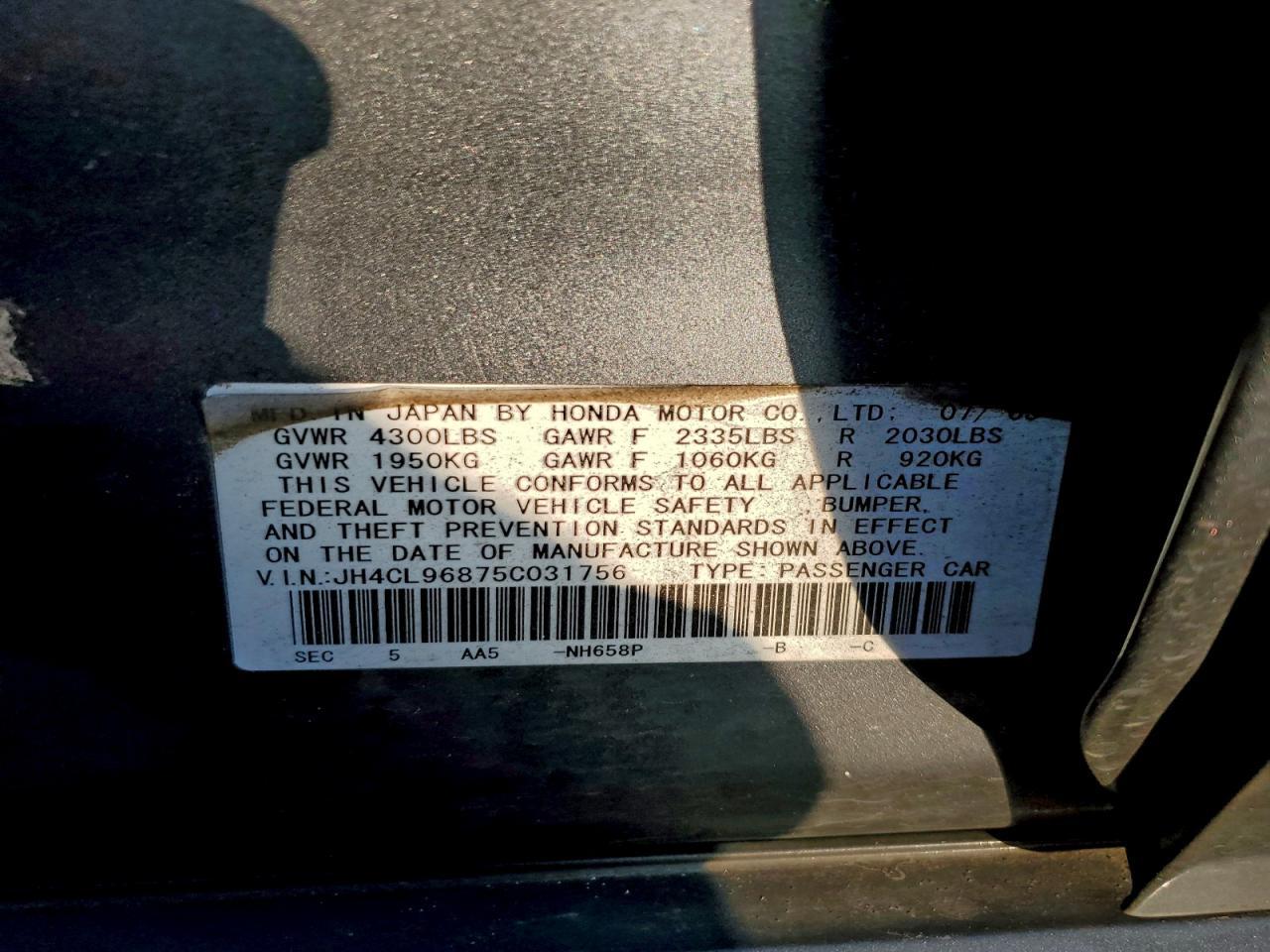 2005 Acura TSX