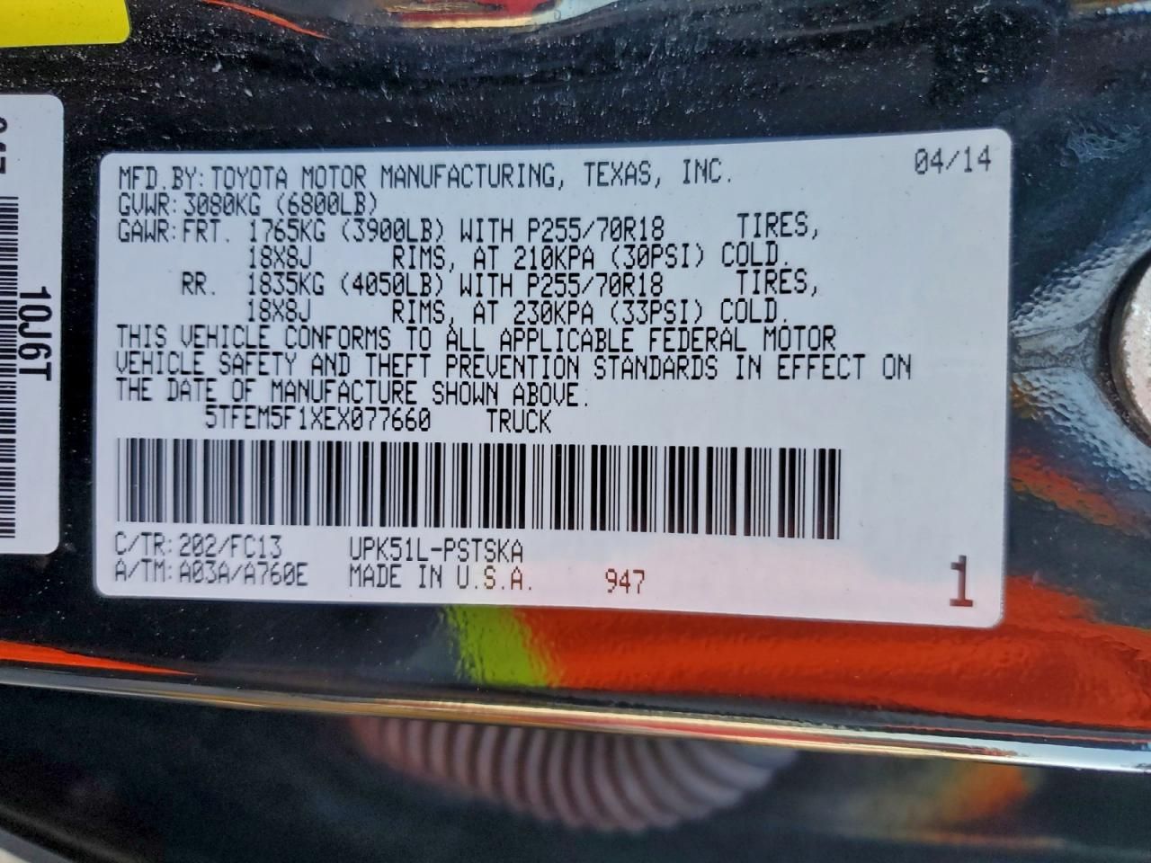 2014 Toyota Tundra Crewmax SR5