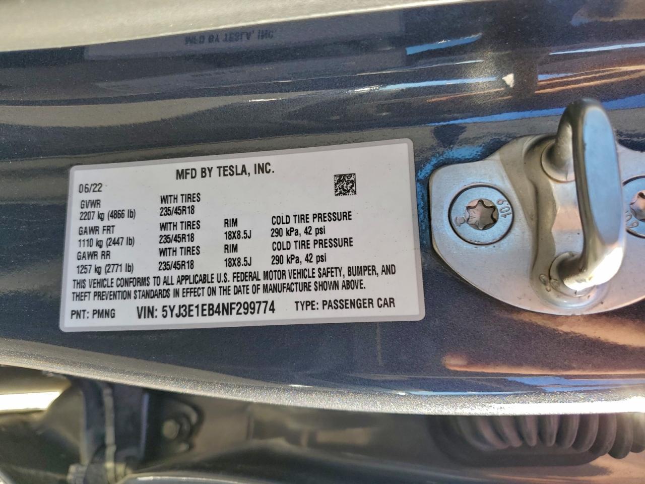 2022 Tesla Model 3