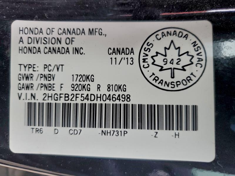2013 Honda Civic lx