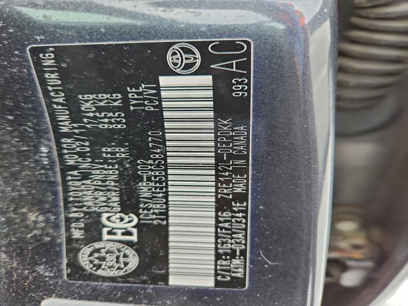 2011 Toyota Corolla Base