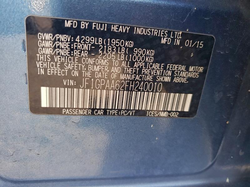 2015 Subaru Impreza