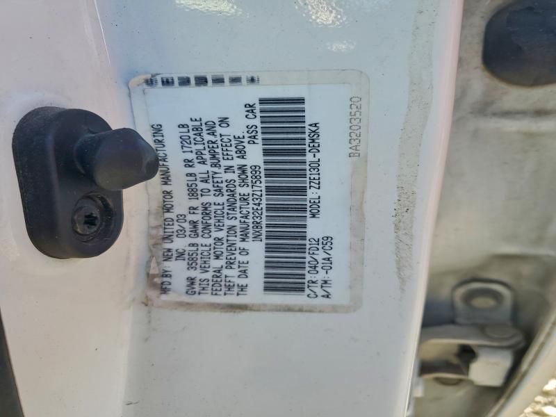 2003 Toyota Corolla ce