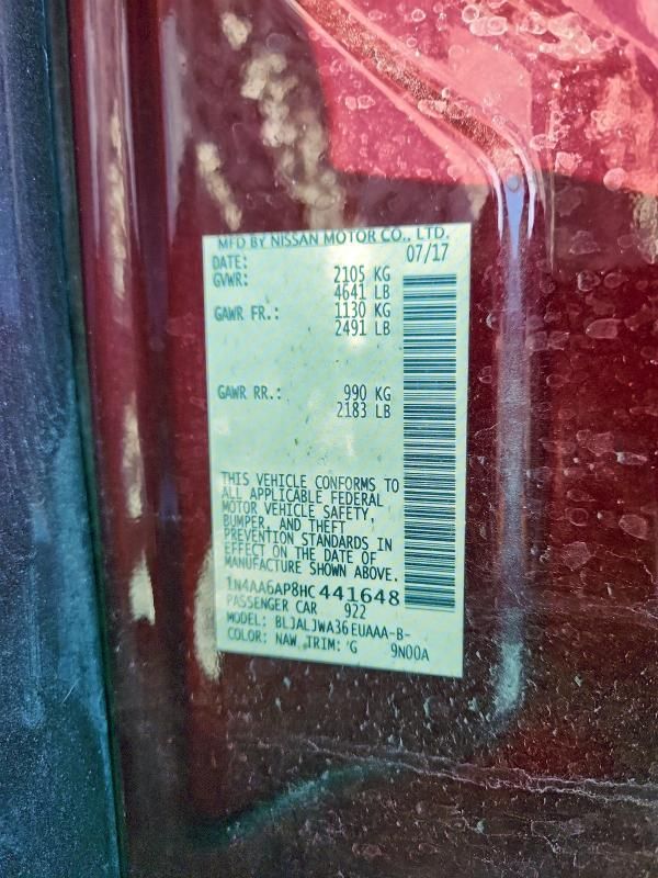 2017 Nissan Maxima 3.5s