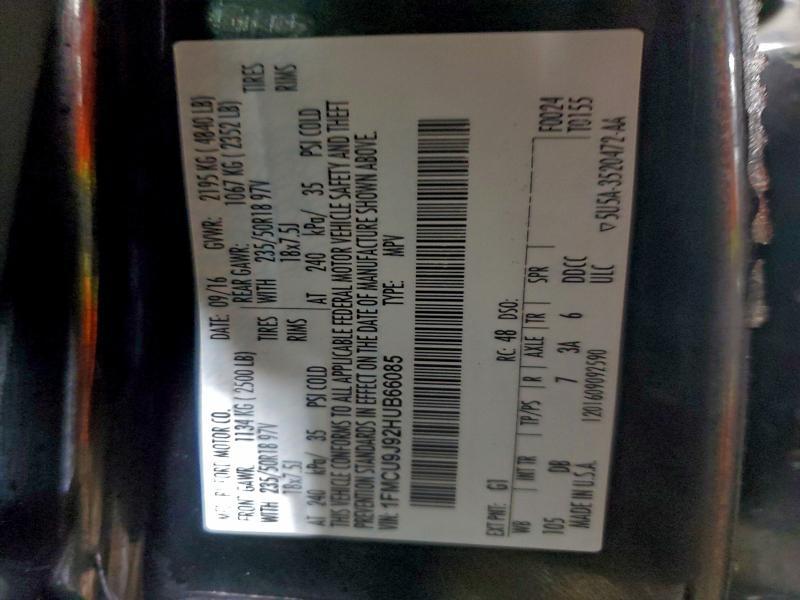 2017 Ford Escape Titanium