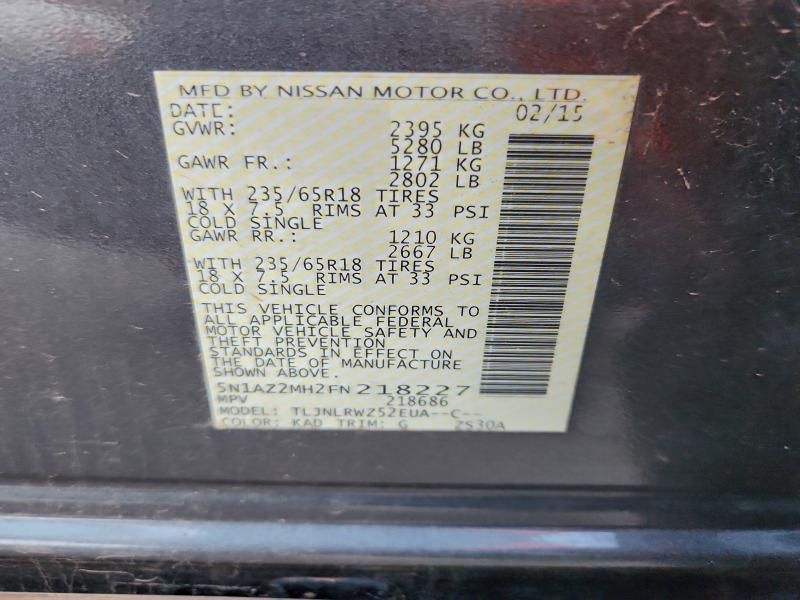 2015 Nissan Murano s