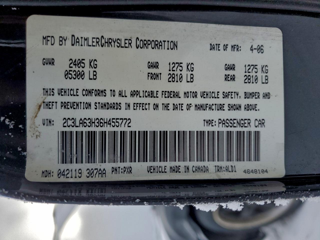 2006 Chrysler 300c